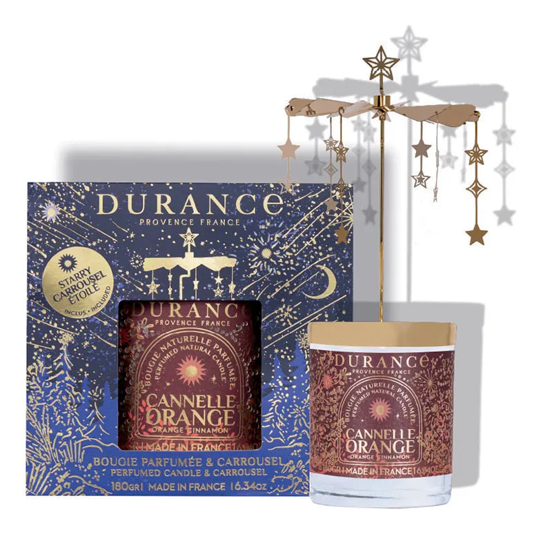2025 Orange Cinnamon - Scented Candle 180 gr. and Carrousel